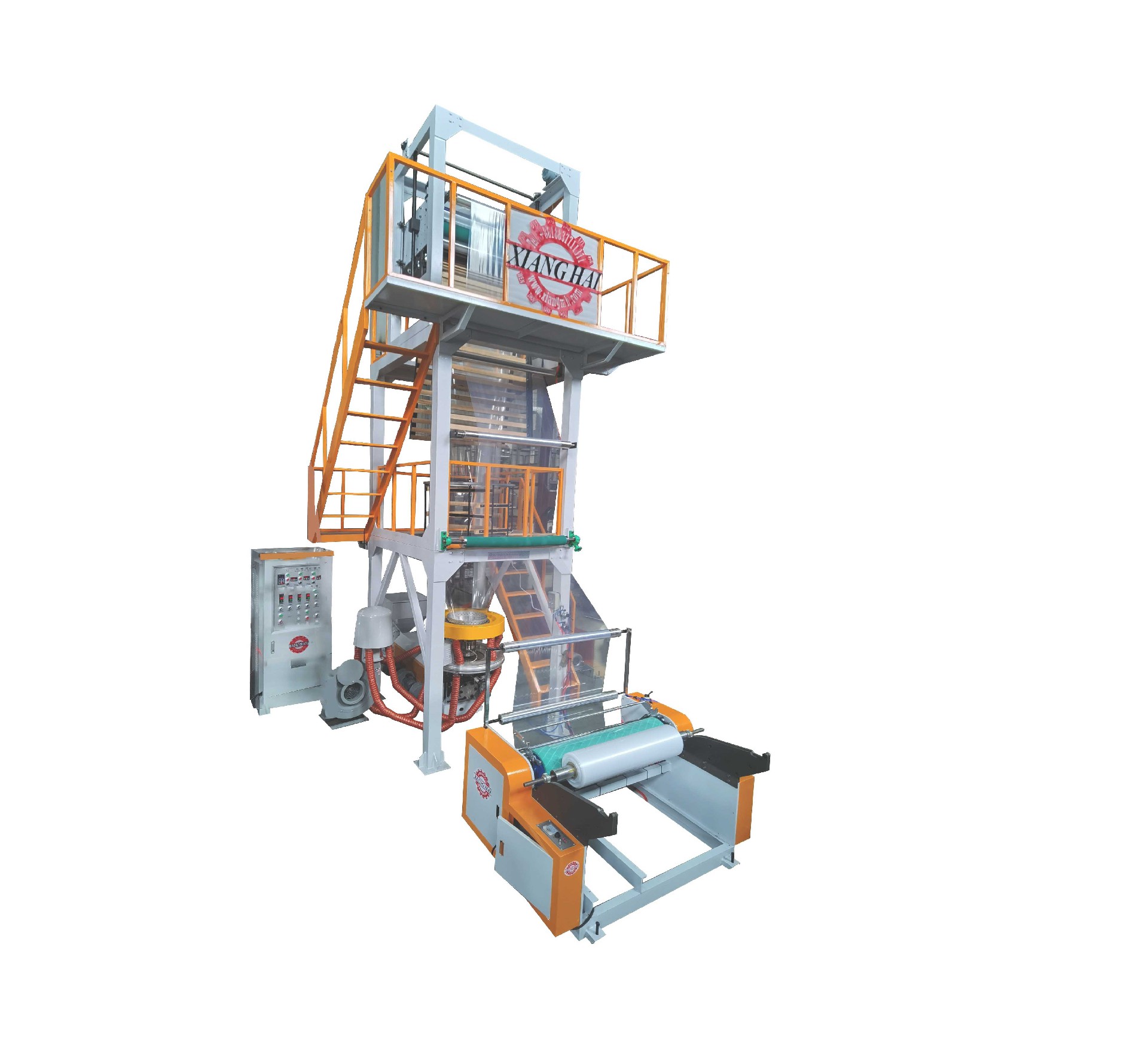 Хорошее качество футболки сумка для покупок сумка производственная линия однослойный LDPE HDPE PE пленка воздух машина пластиковая пленка экструдер