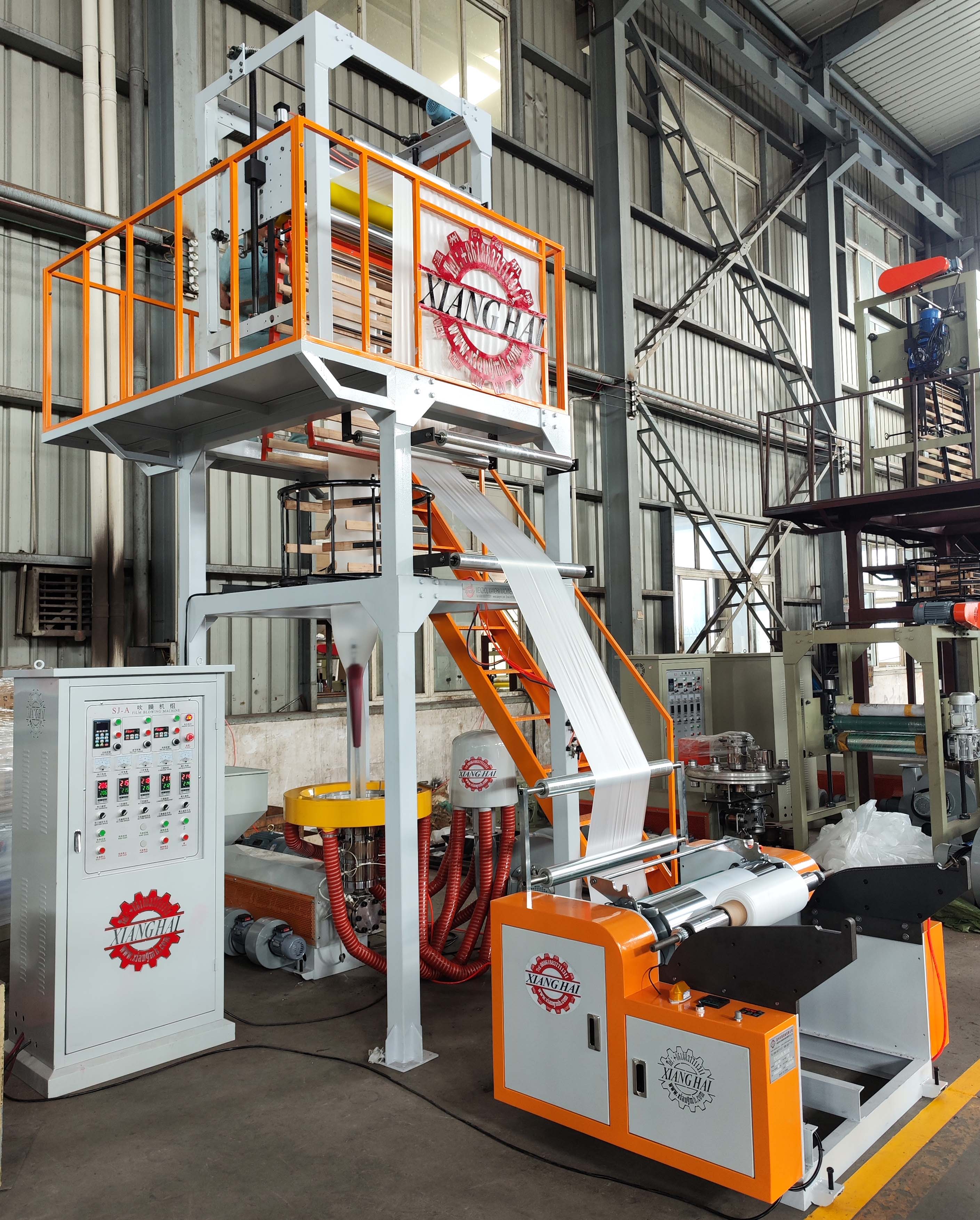 Доминика customent однослойная пленка дующий машина успешное испытание!